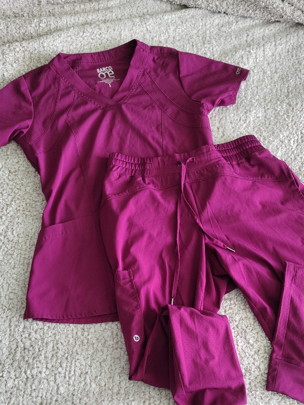 Barco One Women's Scrub Set in Berry